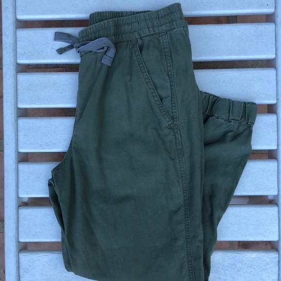 J Crew Linen Beach Pants Size 4 - Picture 1 of 4